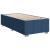 Pat box spring cu saltea, albastru, 100x200 cm, textil GartenMobel Dekor