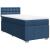 Pat box spring cu saltea, albastru, 100x200 cm, textil GartenMobel Dekor