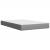 Pat box spring cu saltea, gri deschis, 120x190 cm, textil GartenMobel Dekor