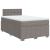 Pat box spring cu saltea, taupe, 120x190 cm material textil GartenMobel Dekor