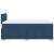 Pat box spring cu saltea, albastru, 120x190 cm, material textil GartenMobel Dekor