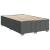 Pat box spring cu saltea, gri închis, 120x200 cm, textil GartenMobel Dekor