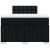 Pat box spring cu saltea, negru, 120x200 cm, textil GartenMobel Dekor