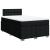 Pat box spring cu saltea, negru, 120x200 cm, textil GartenMobel Dekor