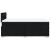Pat box spring cu saltea, negru, 120x200 cm, textil GartenMobel Dekor