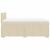 Pat box spring cu saltea, crem, 120x200 cm, textil GartenMobel Dekor