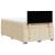 Pat box spring cu saltea, crem, 120x200 cm, textil GartenMobel Dekor