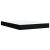Pat box spring cu saltea, negru, 140x190 cm, textil GartenMobel Dekor