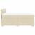 Pat box spring cu saltea, crem, 140x200 cm, textil GartenMobel Dekor