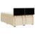 Pat box spring cu saltea, crem, 160x200 cm, material textil GartenMobel Dekor