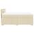 Pat box spring cu saltea, crem, 160x200 cm, material textil GartenMobel Dekor