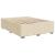 Pat box spring cu saltea, crem, 160x200 cm, material textil GartenMobel Dekor