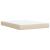 Pat box spring cu saltea, crem, 160x200 cm, material textil GartenMobel Dekor