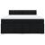 Pat box spring cu saltea, negru, 180x200 cm, catifea GartenMobel Dekor