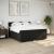 Pat box spring cu saltea, negru, 180x200 cm, catifea GartenMobel Dekor