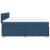 Pat box spring cu saltea, albastru, 180x200 cm, material textil GartenMobel Dekor