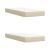 Pat box spring cu saltea, crem, 200x200 cm, textil GartenMobel Dekor