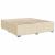 Pat box spring cu saltea, crem, 200x200 cm, textil GartenMobel Dekor
