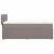 Pat box spring cu saltea, gri taupe, 90x190 cm, textil GartenMobel Dekor