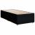 Pat box spring cu saltea, negru, 90x200 cm, textil GartenMobel Dekor
