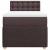 Pat box spring cu saltea, maro închis, 90x200 cm, textil GartenMobel Dekor
