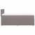 Pat box spring cu saltea, gri taupe, 100x200 cm, textil GartenMobel Dekor