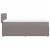 Pat box spring cu saltea, gri taupe, 100x200 cm, textil GartenMobel Dekor