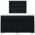 Pat box spring cu saltea, negru, 120x200 cm, textil GartenMobel Dekor