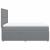 Pat continental, gri deschis, 140x200 cm, material textil GartenMobel Dekor