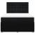 Pat box spring cu saltea, negru, 140x200 cm, textil GartenMobel Dekor