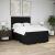 Pat box spring cu saltea, negru, 160x200 cm, textil GartenMobel Dekor