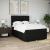 Pat box spring cu saltea, negru, 160x200 cm, textil GartenMobel Dekor