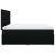Pat box spring cu saltea, negru, 180x200 cm, catifea GartenMobel Dekor