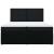 Pat box spring cu saltea, negru, 200x200 cm, textil GartenMobel Dekor