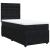 Pat box spring cu saltea, negru, 80x200 cm, catifea GartenMobel Dekor