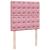 Pat box spring cu saltea, roz, 80x200 cm, catifea GartenMobel Dekor