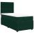 Pat box spring cu saltea, verde închis, 90x190 cm, catifea GartenMobel Dekor
