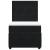 Pat box spring cu saltea, negru, 90x200 cm, catifea GartenMobel Dekor
