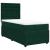 Pat box spring cu saltea, verde închis, 90x200 cm, catifea GartenMobel Dekor