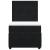 Pat box spring cu saltea, negru, 100x200 cm, catifea GartenMobel Dekor