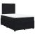 Pat box spring cu saltea, negru, 120x190 cm, catifea GartenMobel Dekor