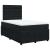Pat box spring cu saltea, negru, 120x190 cm, catifea GartenMobel Dekor