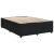 Pat box spring cu saltea, negru, 140x190 cm, catifea GartenMobel Dekor