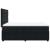 Pat box spring cu saltea, negru, 140x190 cm, catifea GartenMobel Dekor