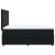 Pat box spring cu saltea, negru, 160x200 cm, catifea GartenMobel Dekor