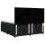 Pat box spring cu saltea, negru, 180x200 cm, catifea GartenMobel Dekor