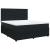 Pat box spring cu saltea, negru, 180x200 cm, catifea GartenMobel Dekor