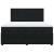 Pat box spring cu saltea, negru, 180x200 cm, catifea GartenMobel Dekor