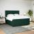 Pat box spring cu saltea, verde închis, 200x200 cm, catifea GartenMobel Dekor