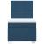 Pat box spring cu saltea, albastru, 80x200 cm, textil GartenMobel Dekor